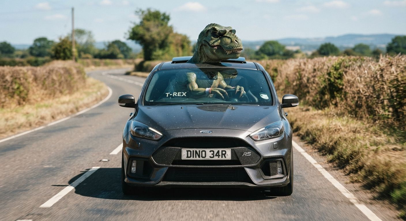 Petrol comes from dinosaurs — and both are running out